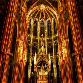 Vienne : Light of Creation Votivkirche Spectacle d'éclairage immersif