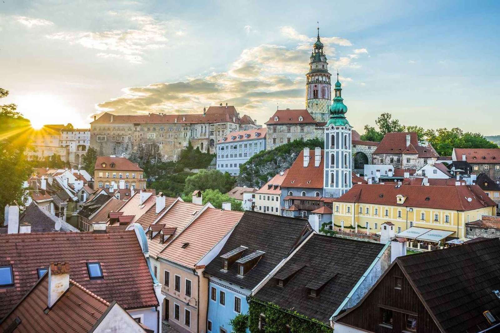 Vienne : transfert à Prague via le fabuleux Cesky Krumlov