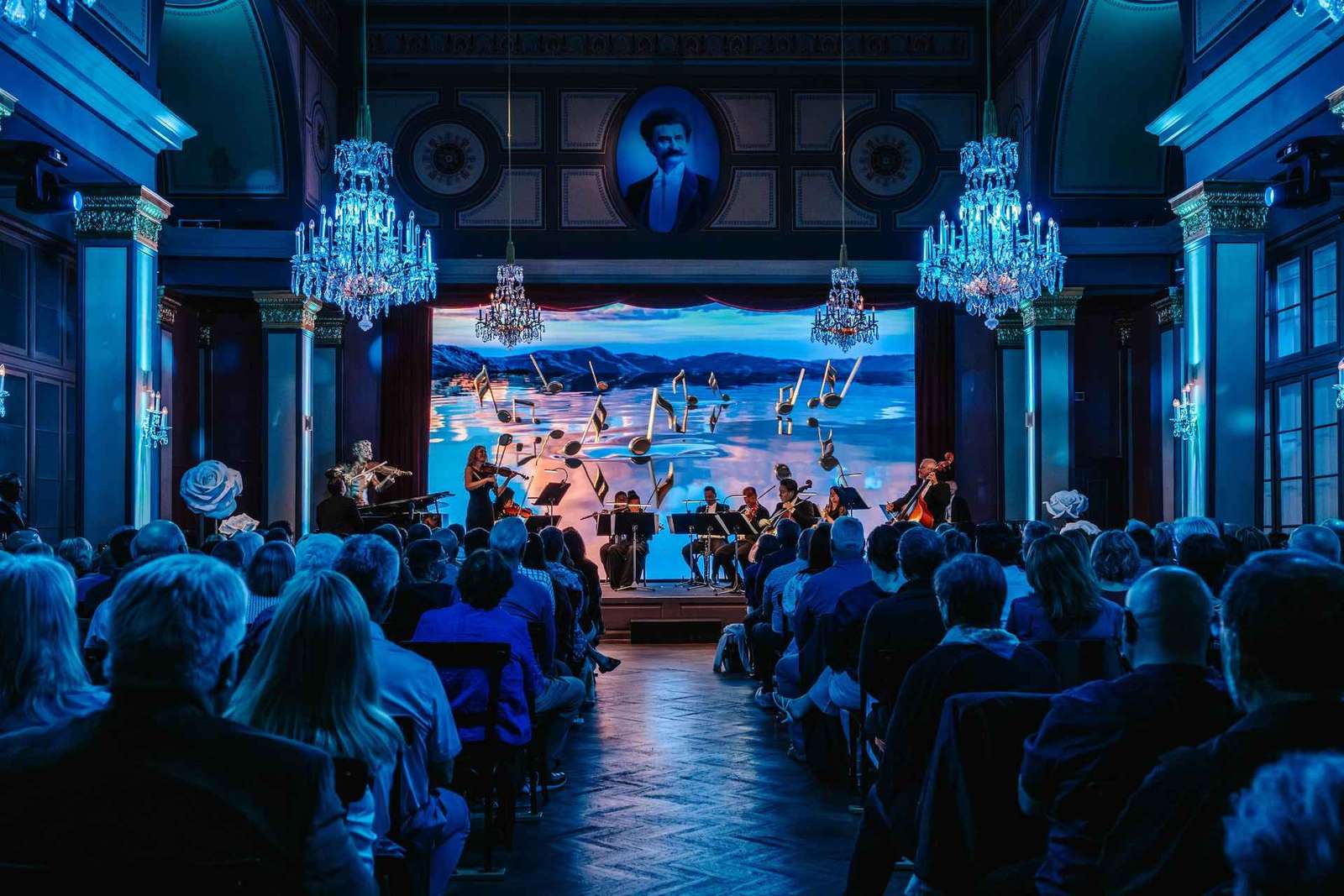 Concert classique dans la salle de concert Strauss originale