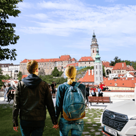 Vienne : transfert à Prague via le fabuleux Cesky Krumlov
