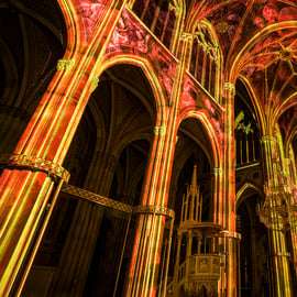 Vienne : Light of Creation Votivkirche Spectacle d'éclairage immersif