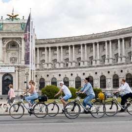 Vienne : Visite touristique guidée à vélo