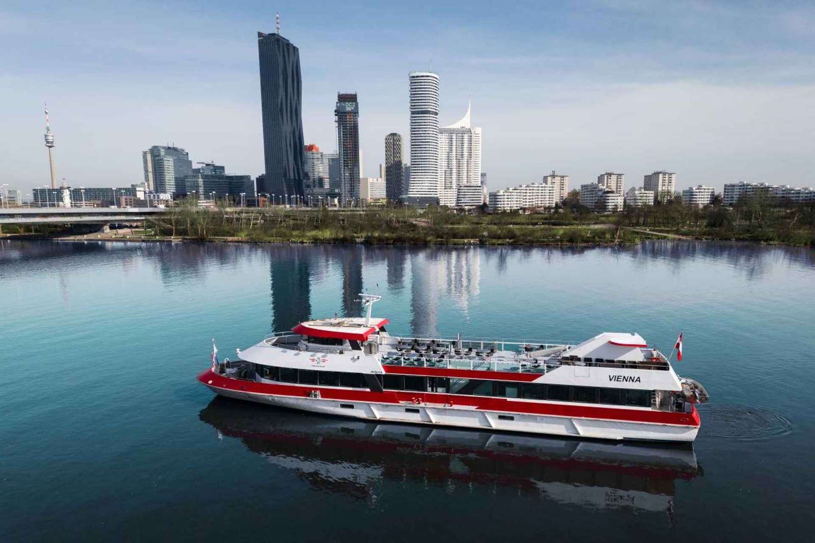 Vienne : excursion panoramique de 2 heures sur le Danube (croisière uniquement)