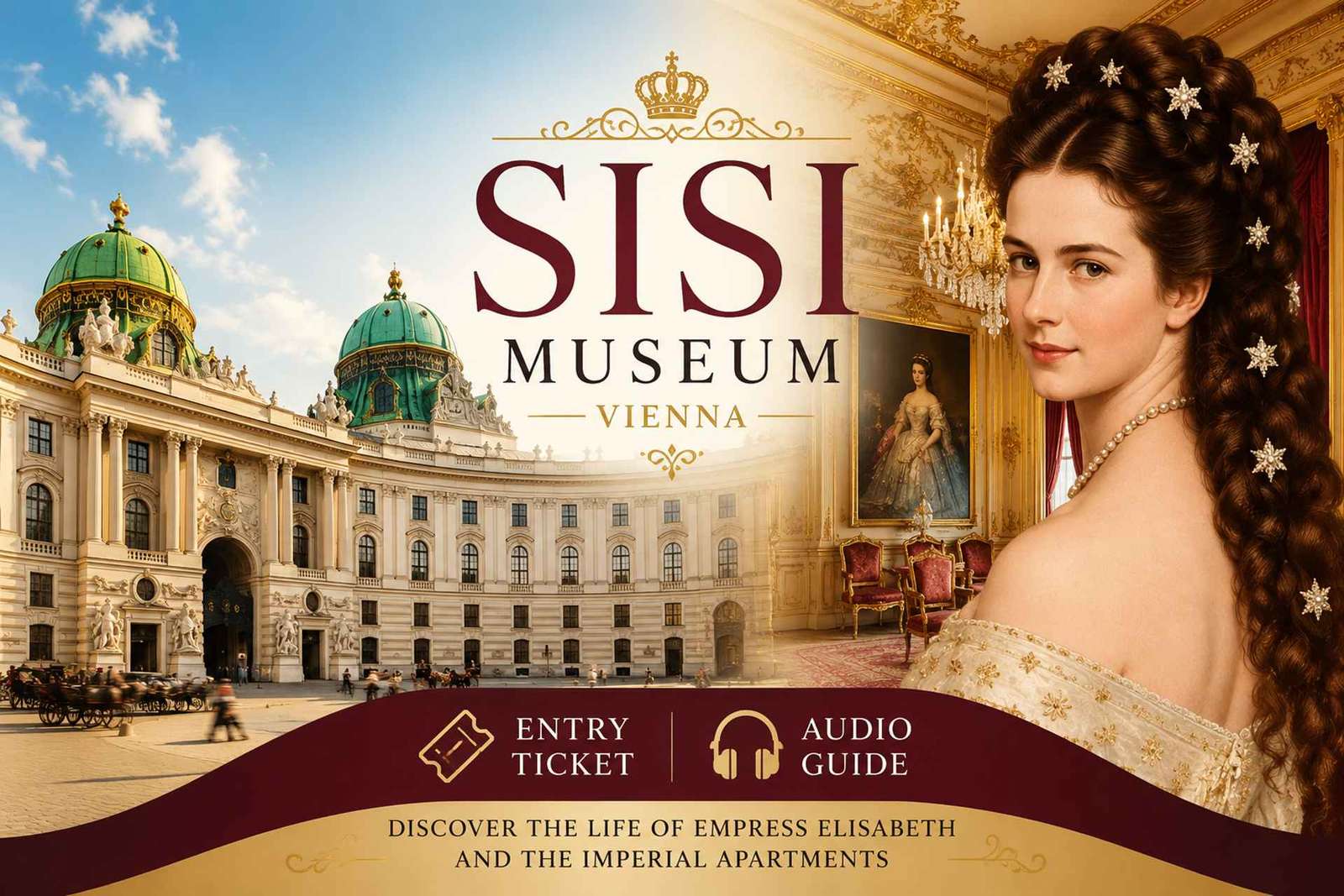 Billet d'entrée au musée Sisi avec audioguide