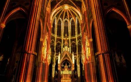 Vienne : Light of Creation Votivkirche Spectacle d'éclairage immersif