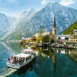 Vienne : excursion à Hallstatt avec sortie en bateau
