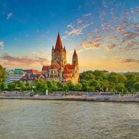 Vienne : excursion panoramique de 2 heures sur le Danube (croisière uniquement)