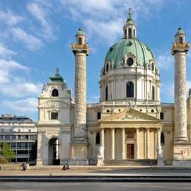 Vienne : billet d'entrée à la Karlskirche avec terrasse panoramique