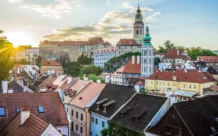 Vienne : transfert à Prague via le fabuleux Cesky Krumlov