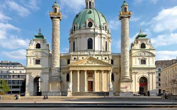 Vienne : billet d'entrée à la Karlskirche avec terrasse panoramique