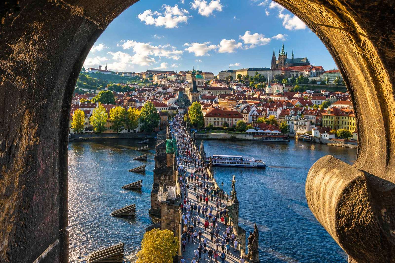 Depuis Vienne : Prague – Petit groupe – Excursion et prise en charge à l'hôtel