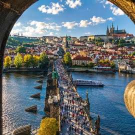 Depuis Vienne : Prague – Petit groupe – Excursion et prise en charge à l'hôtel