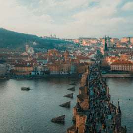 Vienne : visite d'une journée à Prague avec prise en charge à l'hôtel et retour