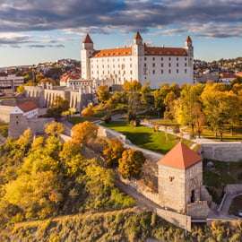 Au départ de Vienne : visite guidée d'une demi-journée à Bratislava et dans la campagne