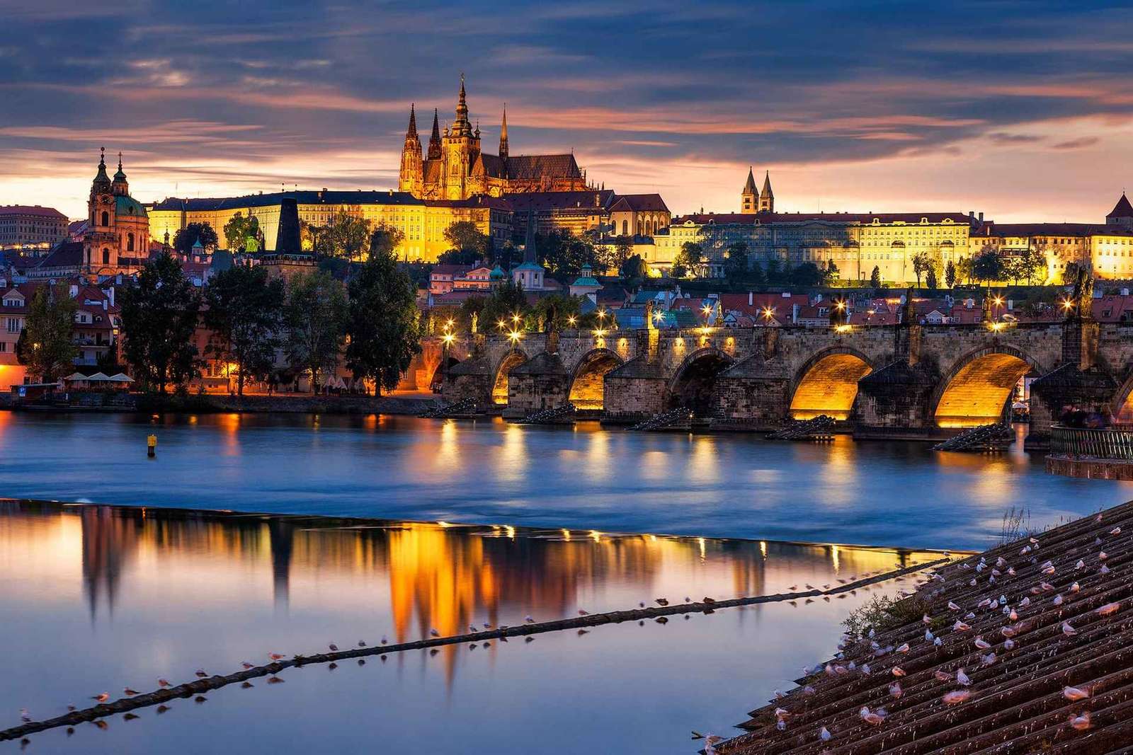 Vienne : visite d'une journée à Prague avec prise en charge à l'hôtel et retour
